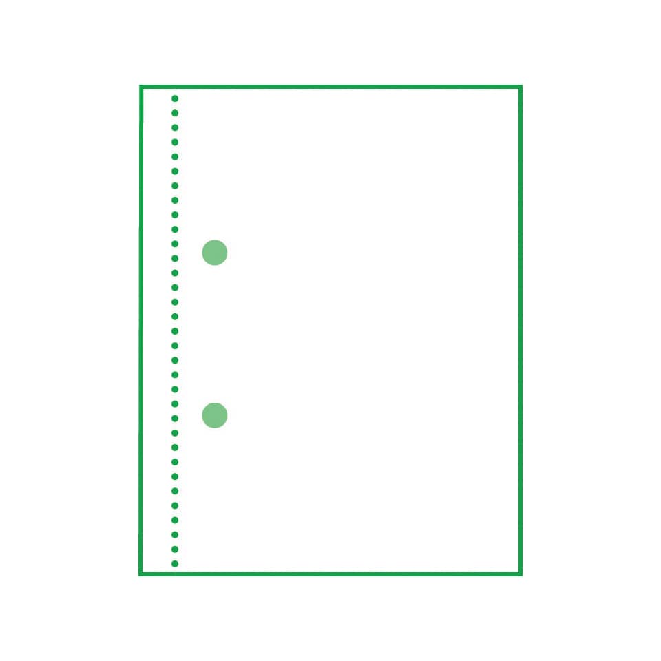 notebook, spiral, dots, dots-left, line-border