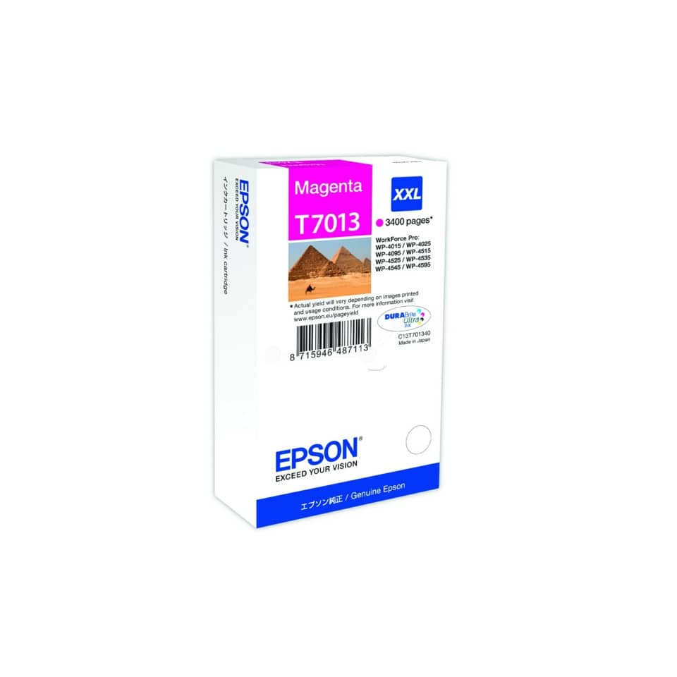 Inkjetpatrone T7013 magenta   HY XXL EPSON C13T70134010