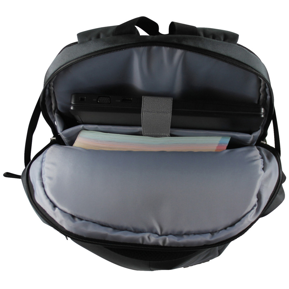 Rucksack, inneres Fach, Laptop-Hülle, gepolstert, Geld-/Kartenfächer