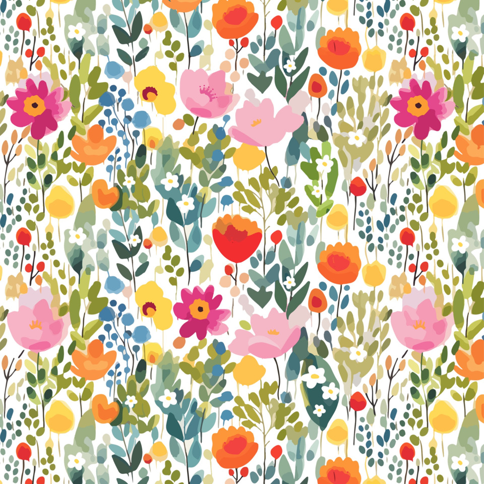 blumenmuster, farbiger stoff, florales design, federblumen, bodenverband