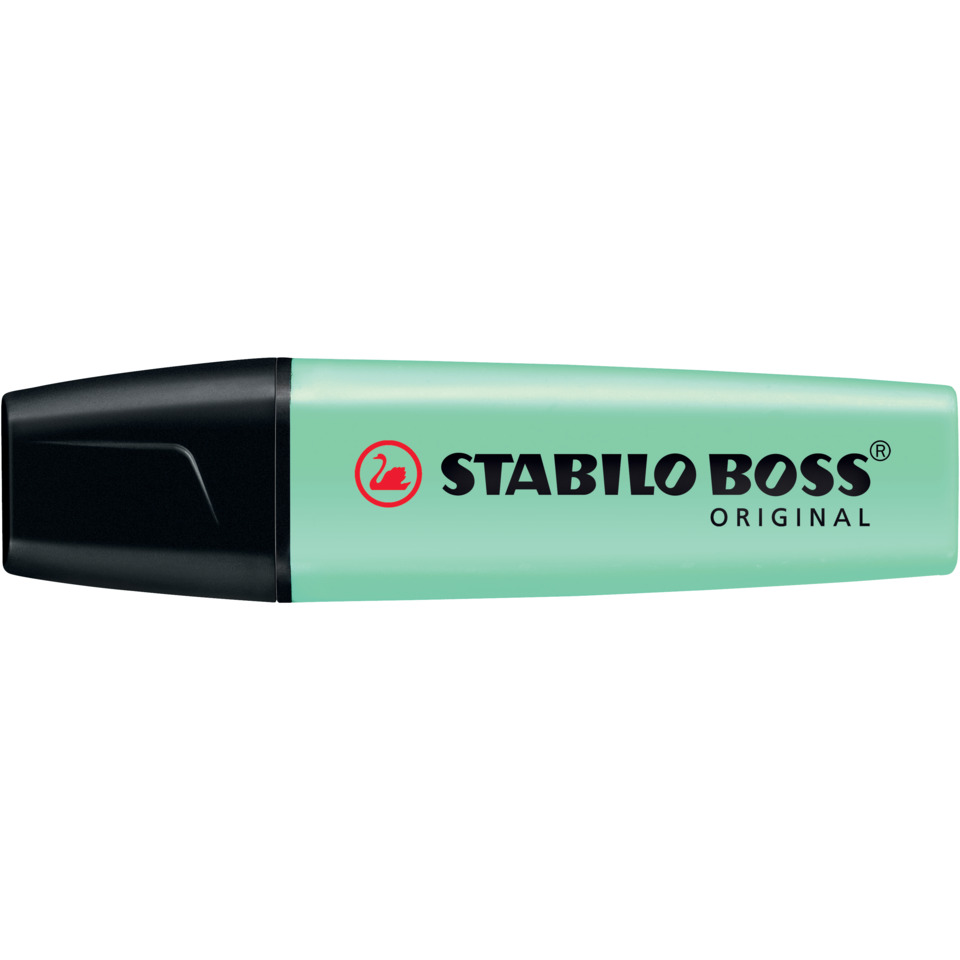 Highlighter, Pastelgrün, Textmarker, Marker, Stabilo Boss