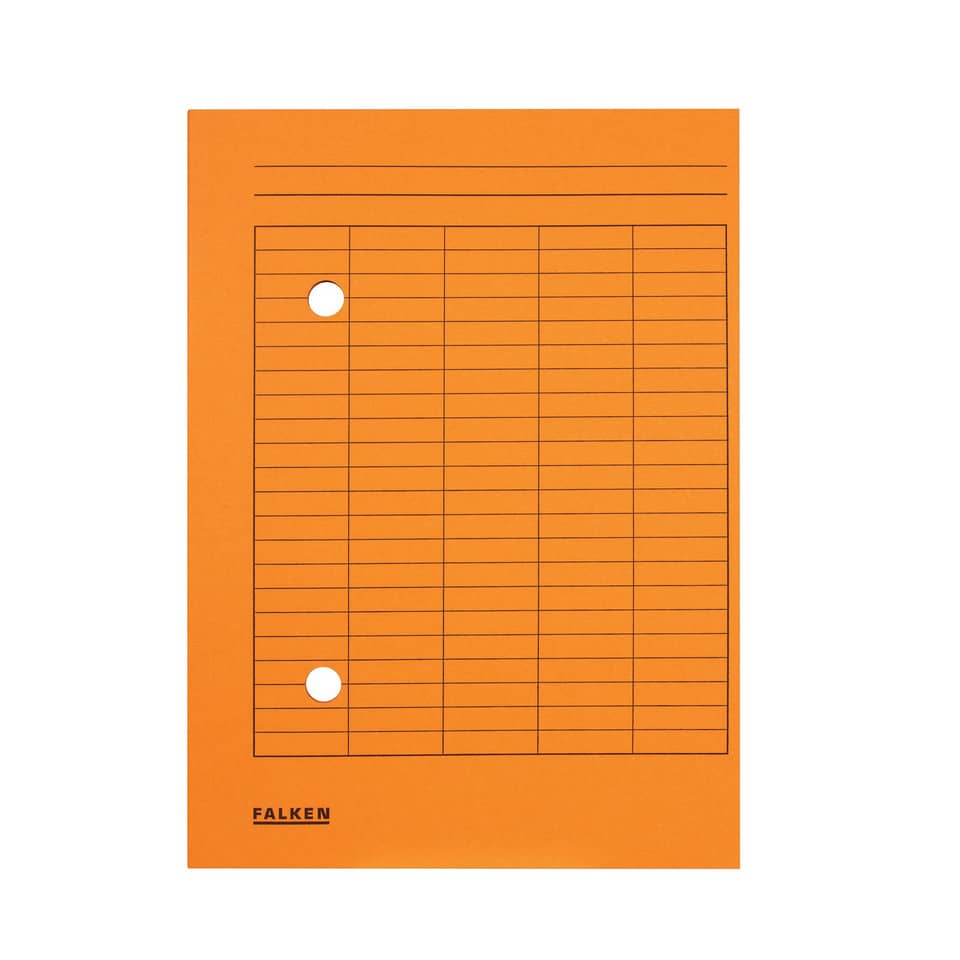 orange, grid, Löcher, Papier, FALKEN