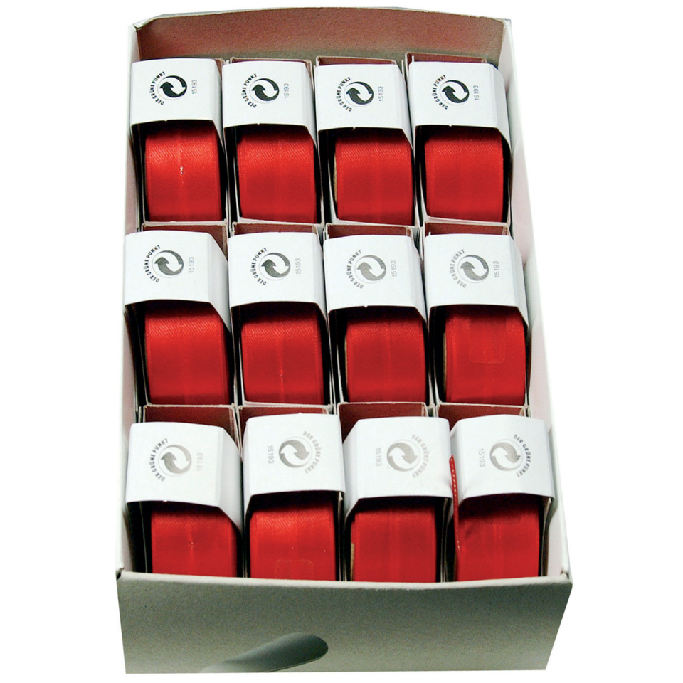 Susifix Satinaband, 25mmx3m, rot GOLDINA 3972025201203