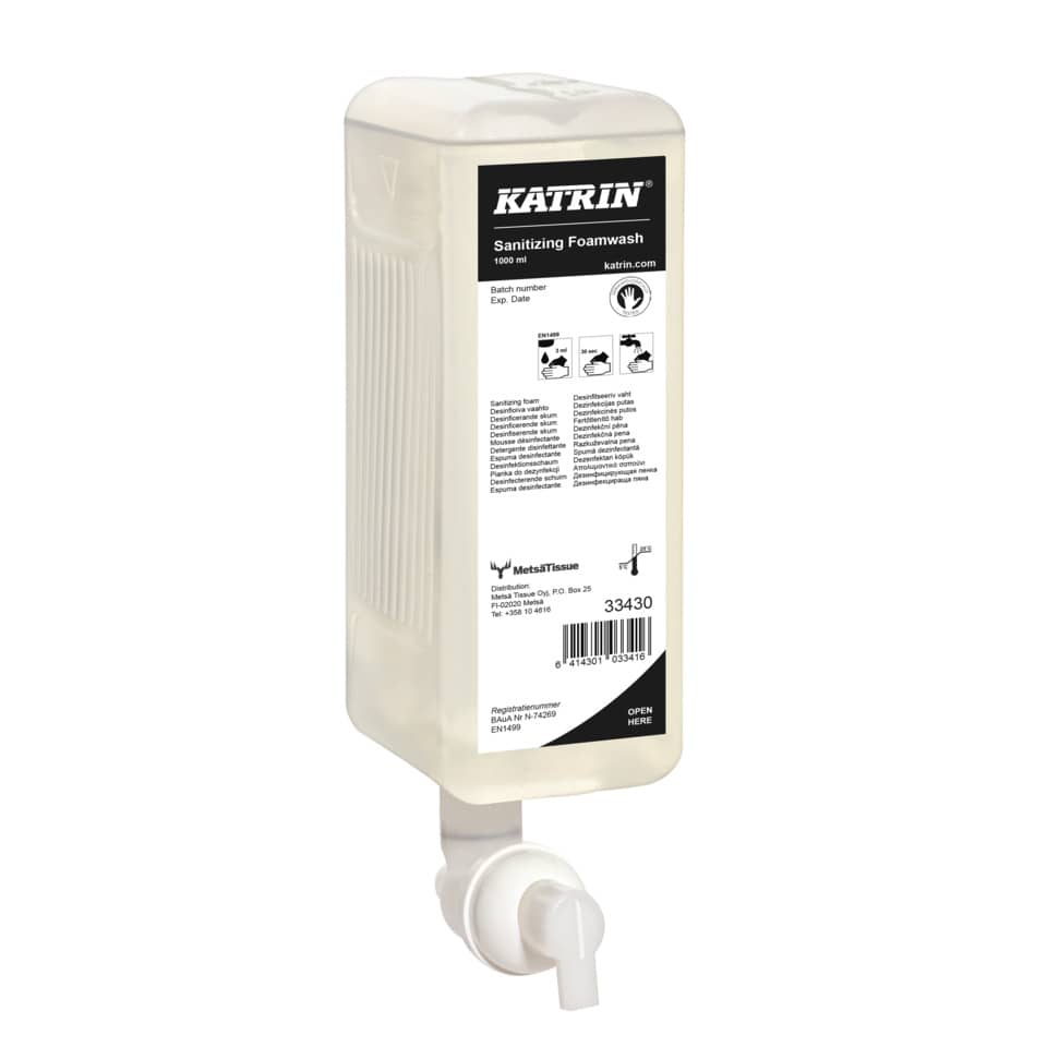 Sanitizing, Shampoo, Foamwash, Dispenser, KATRIN