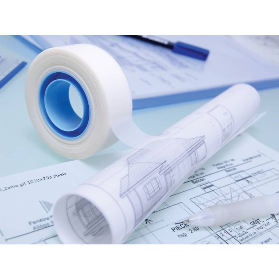 Klebeband, Rollenklebeband, Baublatt, Architekturzeichnung, Plan