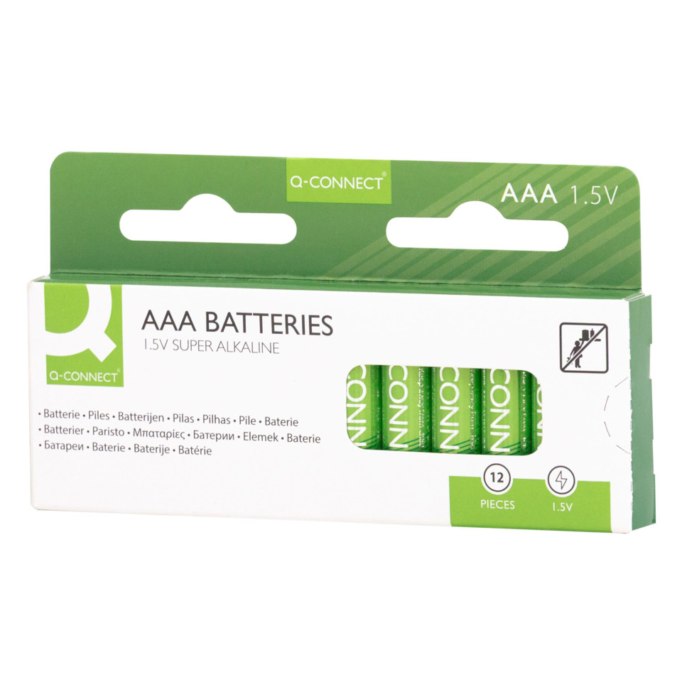 AAA, Batterien, 1.5V, Alkaline, Packung