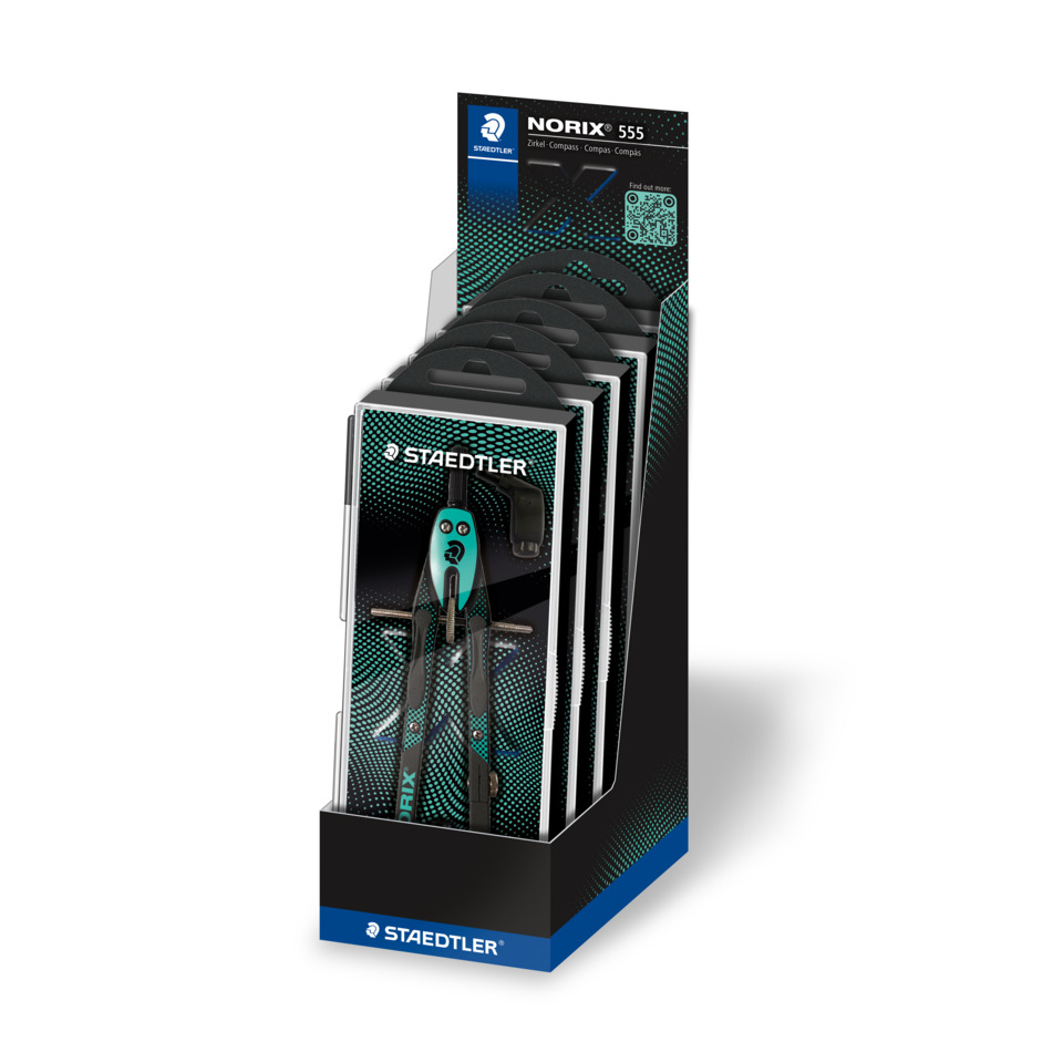 Zirkelmesser, Kompasse, Anzeige, Display-Clip, Staedtler
