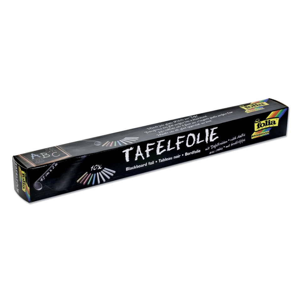 Tafelfolie, Blackboard Folie, Kreidefarben, Tafelfolie mit Kreide, 10x