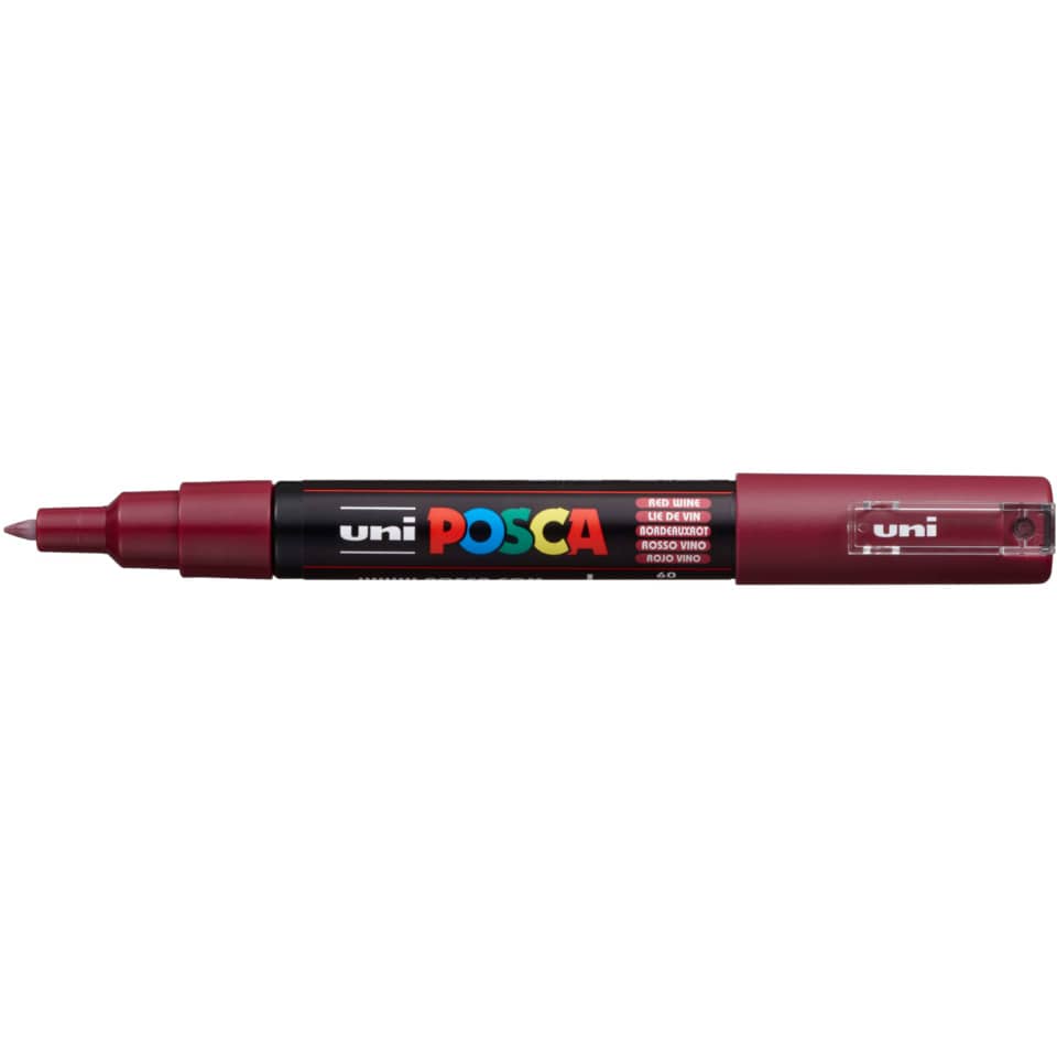 Marker, Permanentmarker, Rote Tinte, Schreibspitze, Posca