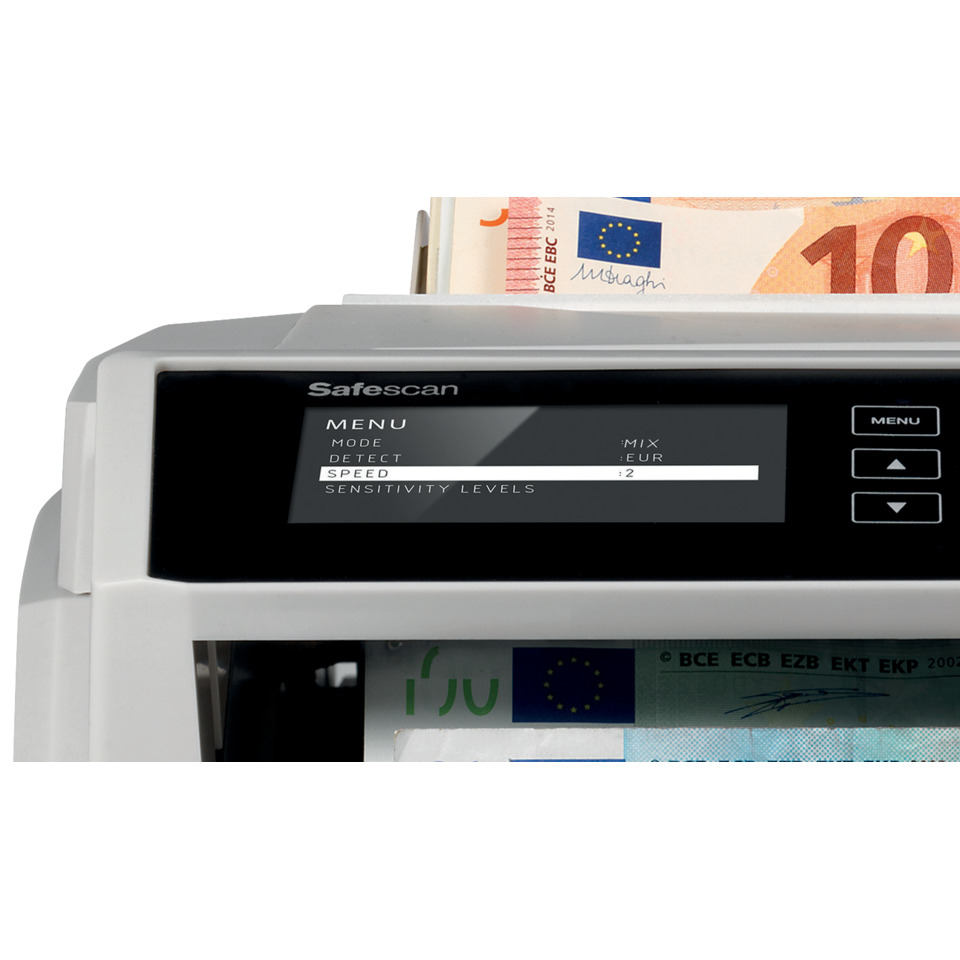 Dokumentenscanner, Geldscheine, Geldzählsystem, Euro-Scheine, Geldzähler Display
