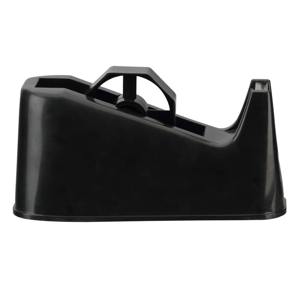 Tape dispenser, Schwarz, Schreibtischzubehör, Kunststoff, Kompakt