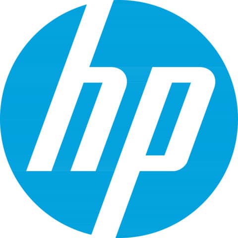tablet, laptop, HP logo, blue circle, electronics