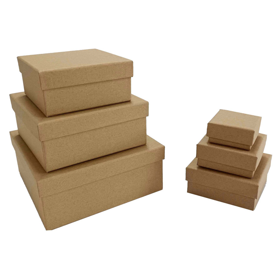 Kartonboxen, Paketboxen, Boxen-Set, Schachtel, Kartonverpackung
