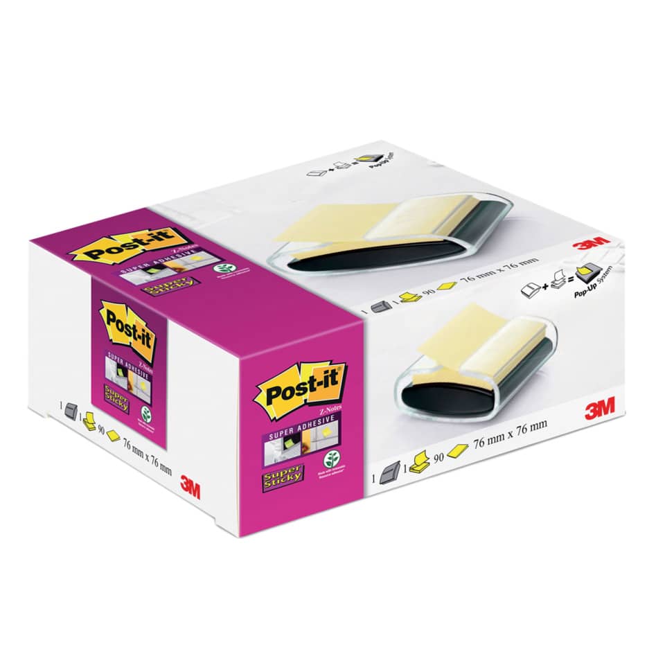 Post-it, Notizzettel, Klebe-Haftnotizen, Klebepads, 3M