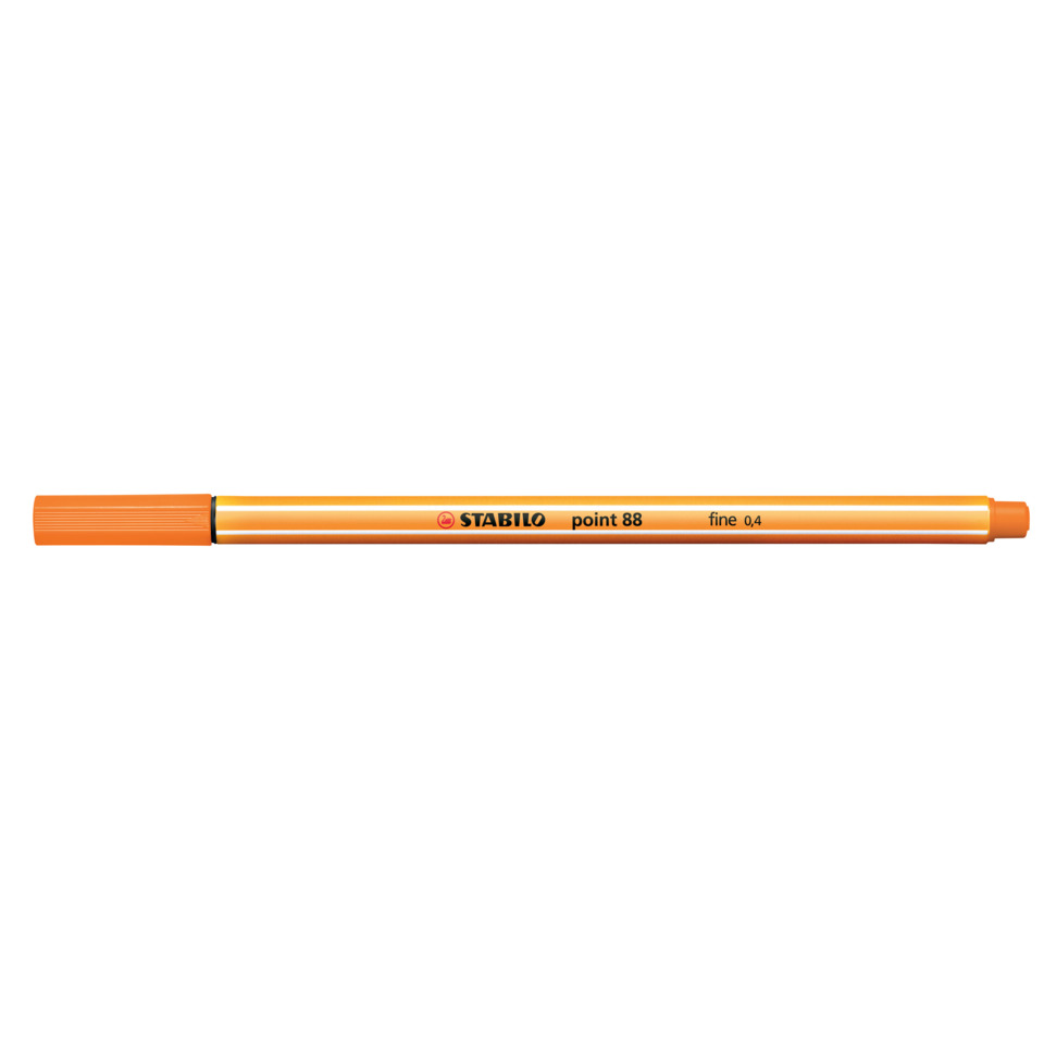 orange marker, highlighter, doppelseitig marker, point 88, fein 0,4