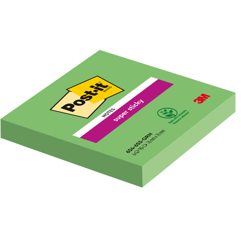Korrekturpapier, Notizblock, Lineatur-Block, Klebeband, Post-it Super Sticky