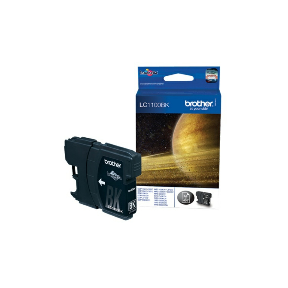 Tintenpatrone, BK, LC1100BK, Brother, Originaltinte