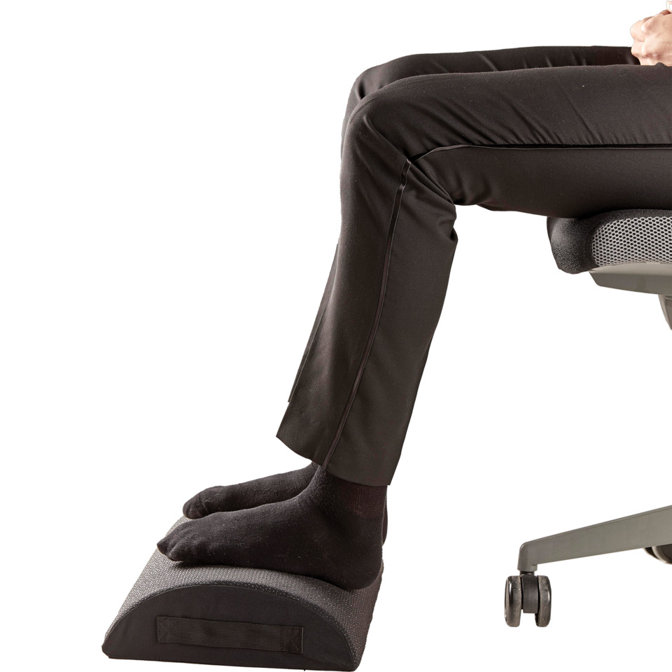 hocker, fußstütze, fußauflage, stuhlzubehör, schwarz