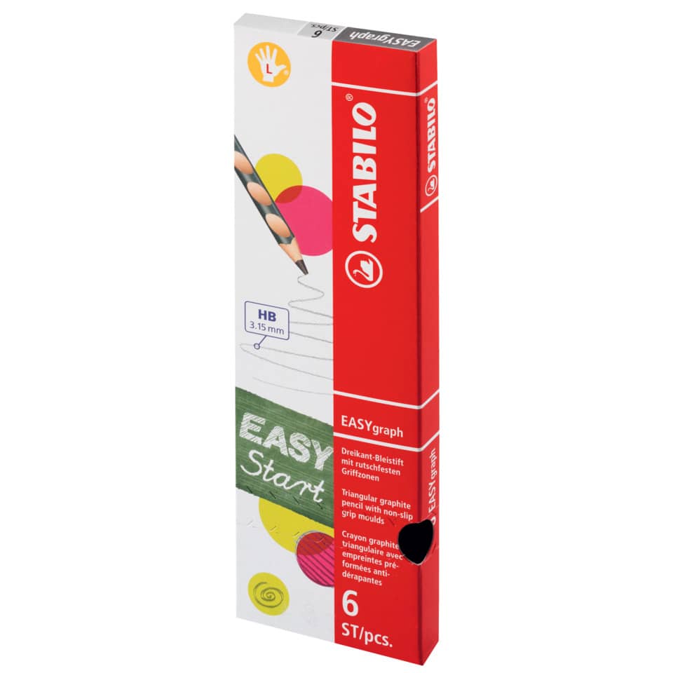 Bleistift, Graphit, HB, 6 Stück, Kinderset
