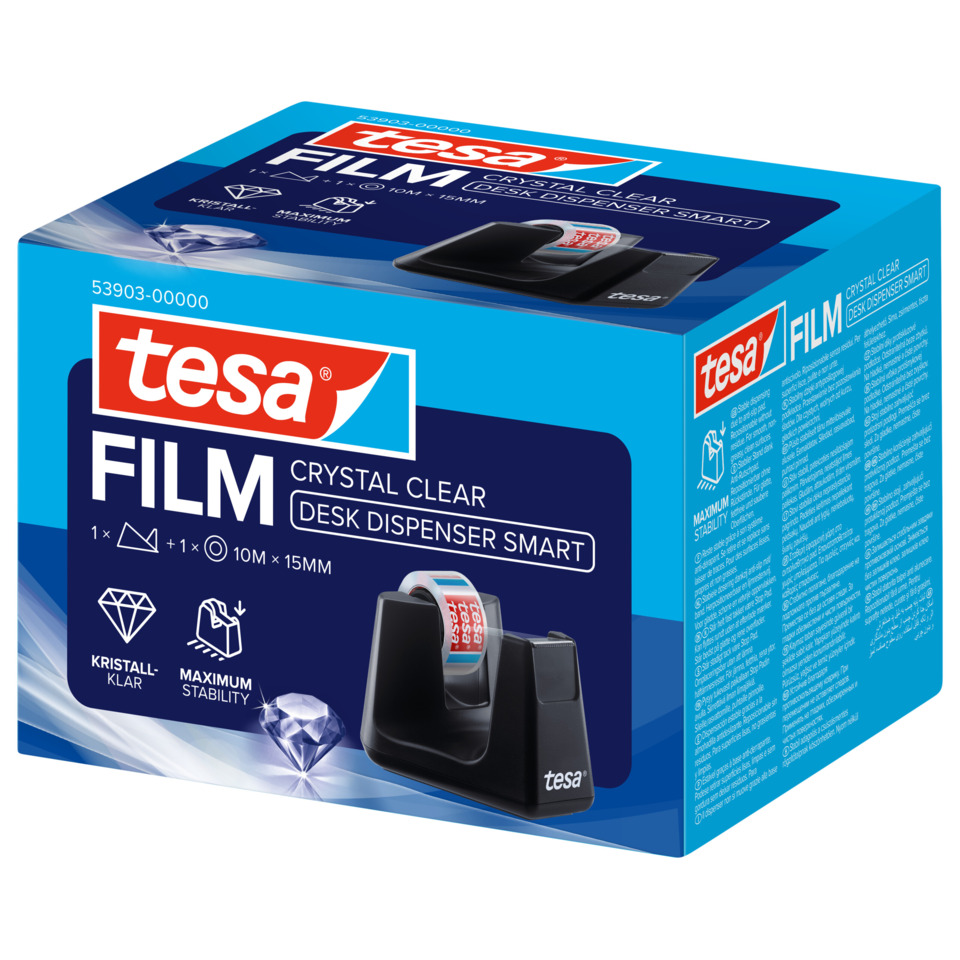 Filme, Desk‑Dispensing, Crystal Clear, Schreibtischspender, Transparent
