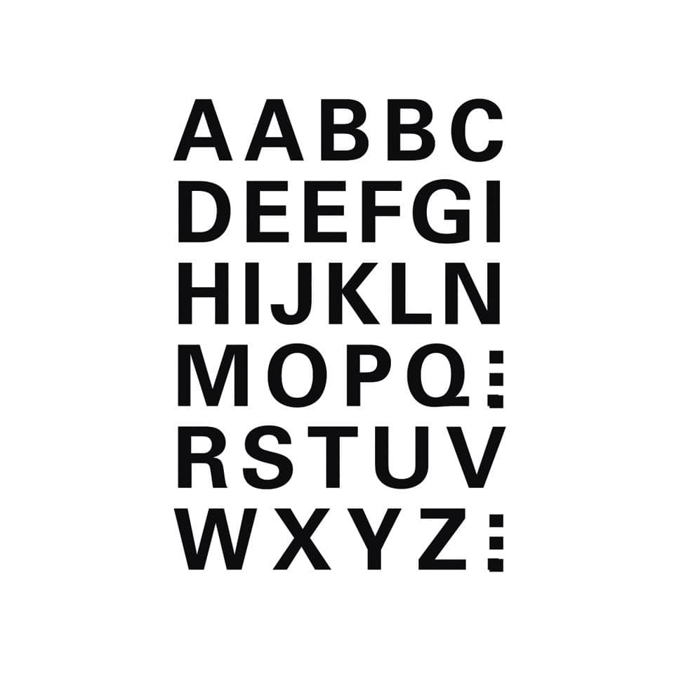 alphabet, Buchstaben, Großbuchstaben, fette Schrift, Typografie