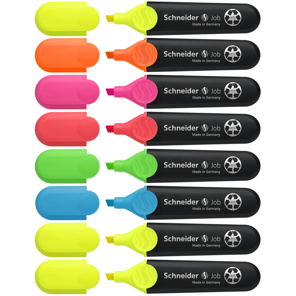 Highlighter, Marker, Neon, Fluo, Set