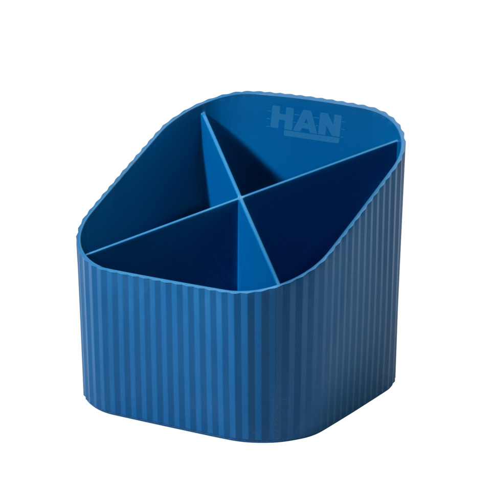 Schreibtisch-Organizer, Ordner, Ablage, Schreibtischzubehör, Blau