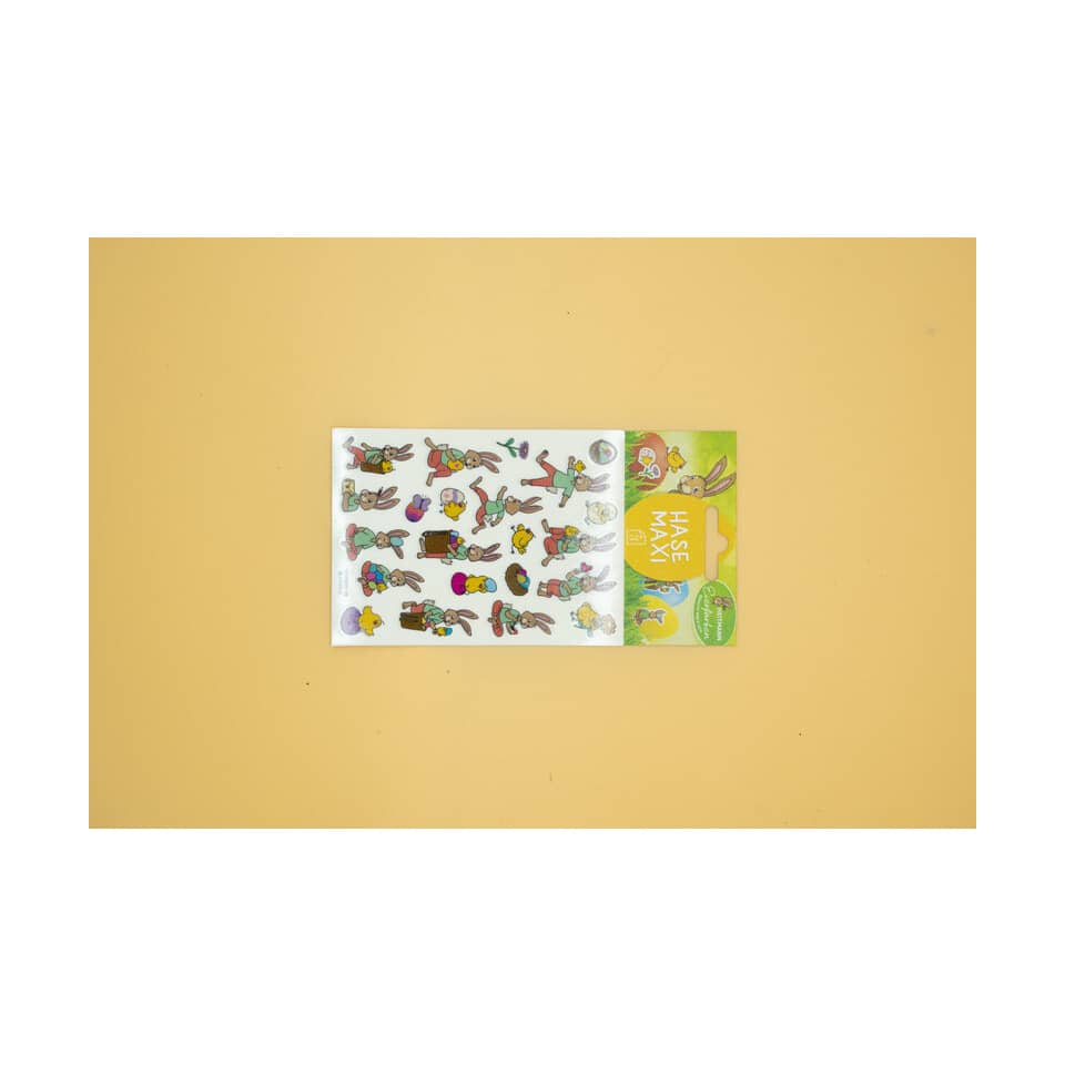 stickers, Häschen, Figuren, bunt, Verpackung