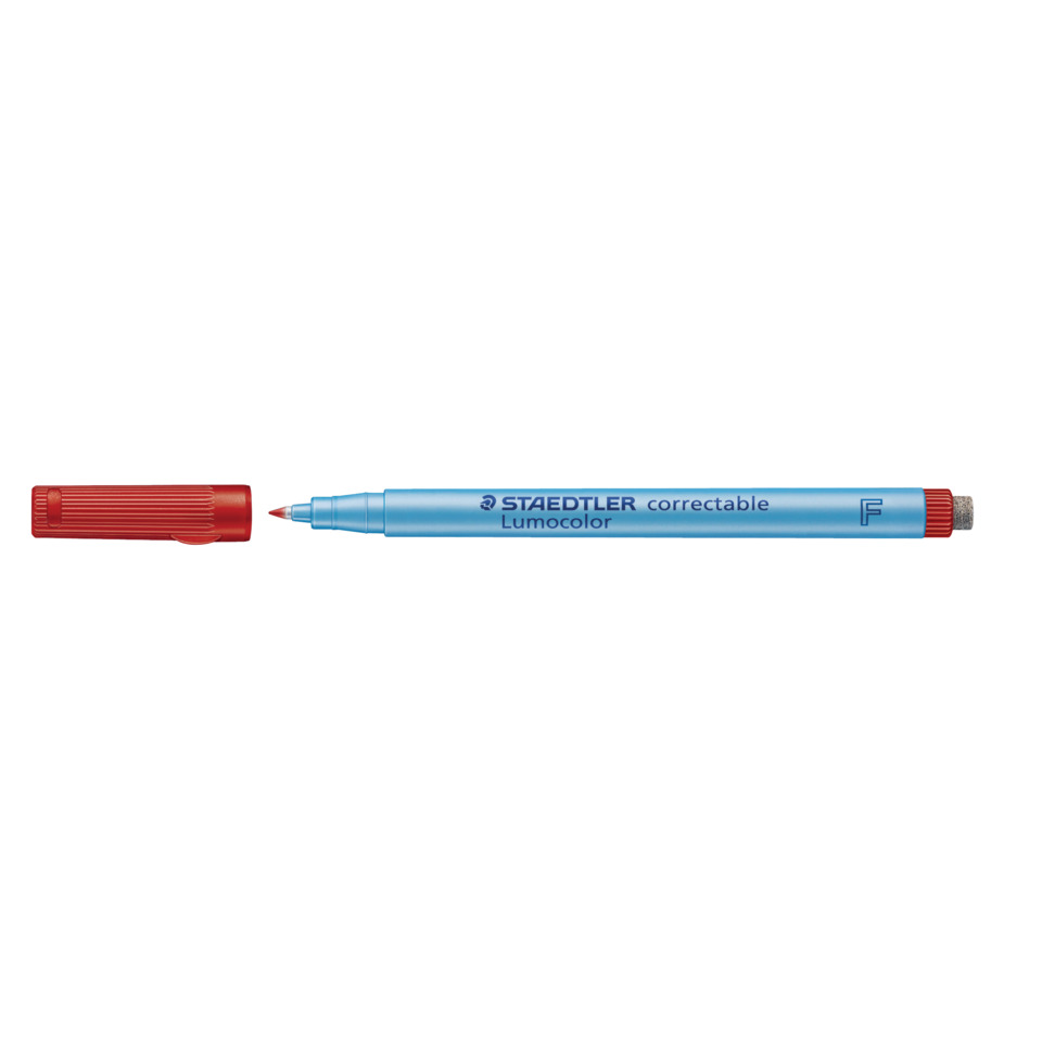 Marker, Liquicolor, Spitz, Stift, Staedtler, Marker, Markerstift, Tintenstift, Rote Deckel, Blauer Körper