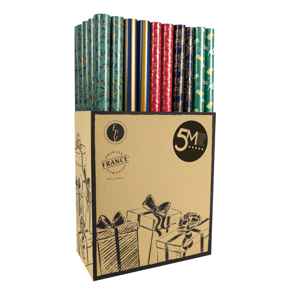 verpackungspapier, geschenkpapier, bunte rollen, dekoratives papier, boxen-set