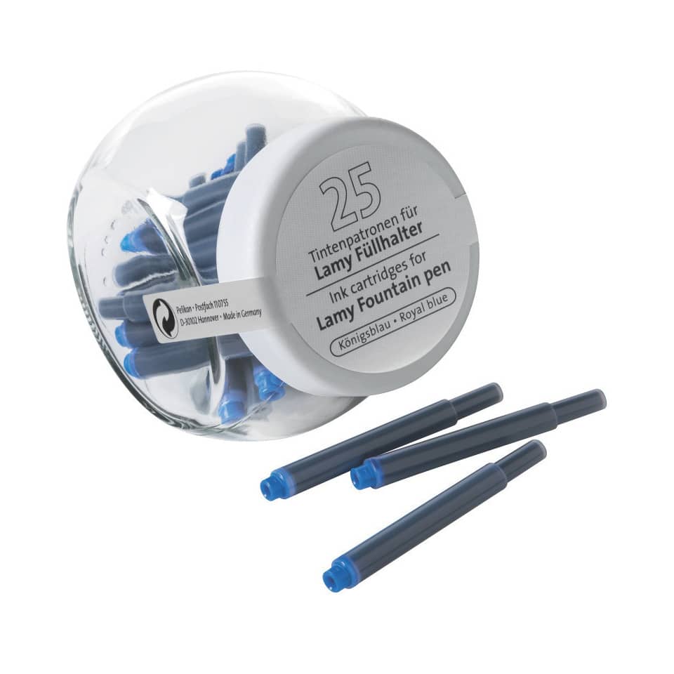 Tintenpatrone Lamy, 25 Stück, königsblau PELIKAN 105908