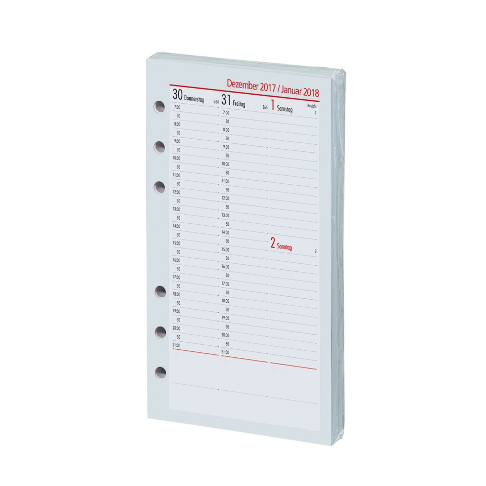 Kalenderchronik, DIN A5 Kalenderblock, Tagesplaner, Monatskalender, Binderkalender
