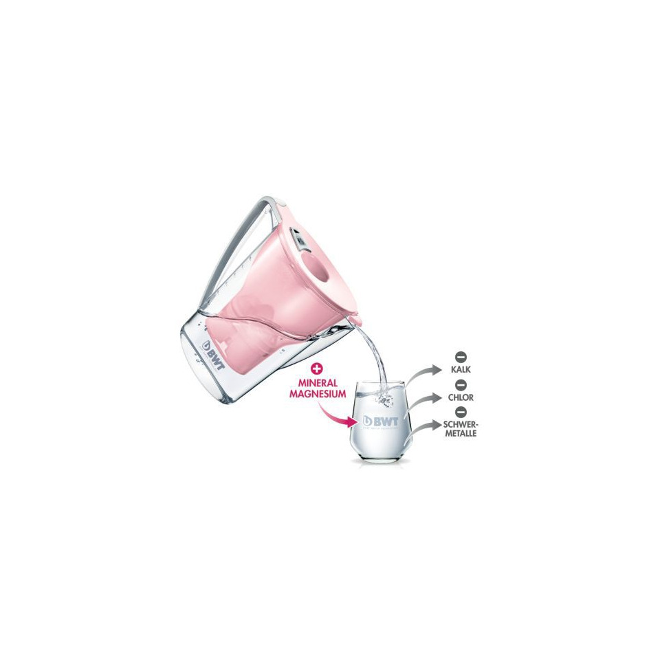 Wasserfilter, Karaffe, Pink, Mineralwasser, Wasseraufbereitung