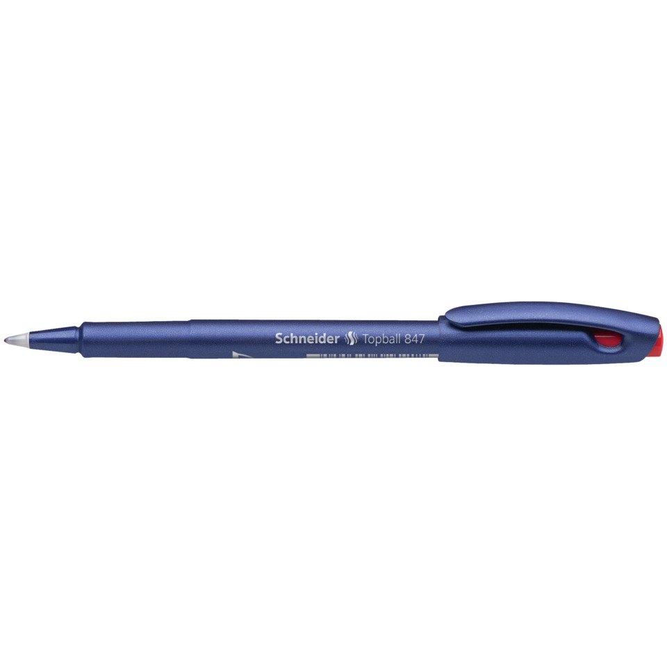 Kugelschreiber, Schreiber, Kugelschreiber blau, Topball 847, Schreiber mit Clip