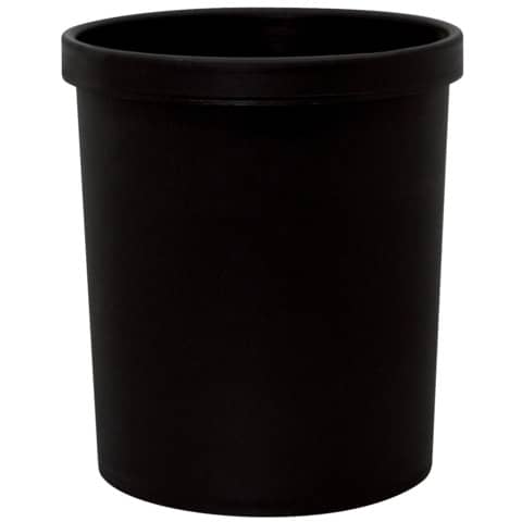 Papierkorb, 18L, schwarz M+M 201S0100