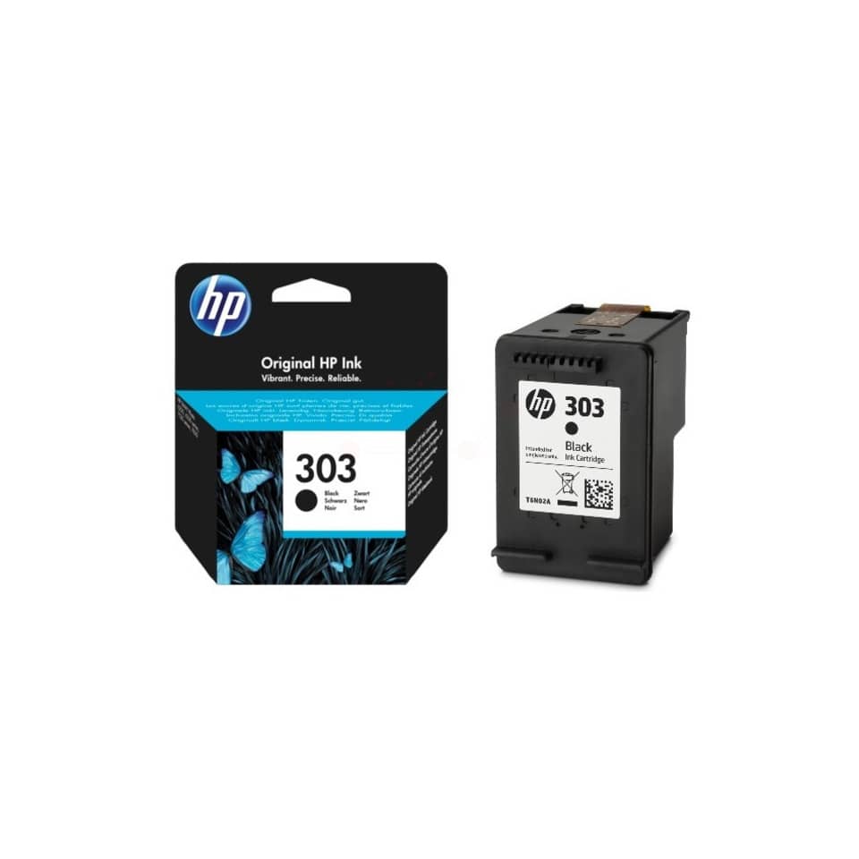 Tintenpatrone, HP 303, Schwarz, Original HP Ink, Tintenpatrone kompatibel