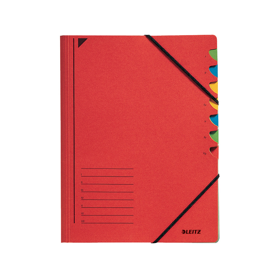 Notizbuch, Spiralbindung, Klemm-Deckel, Rotes Cover, Elitz Marke