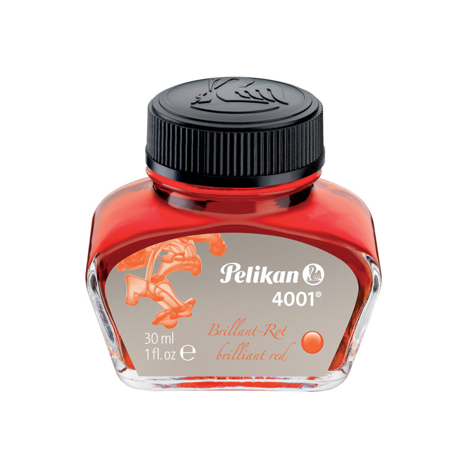 Tintenflasche, Violettrot, Rot, Farbflasche, Tinte 30ml