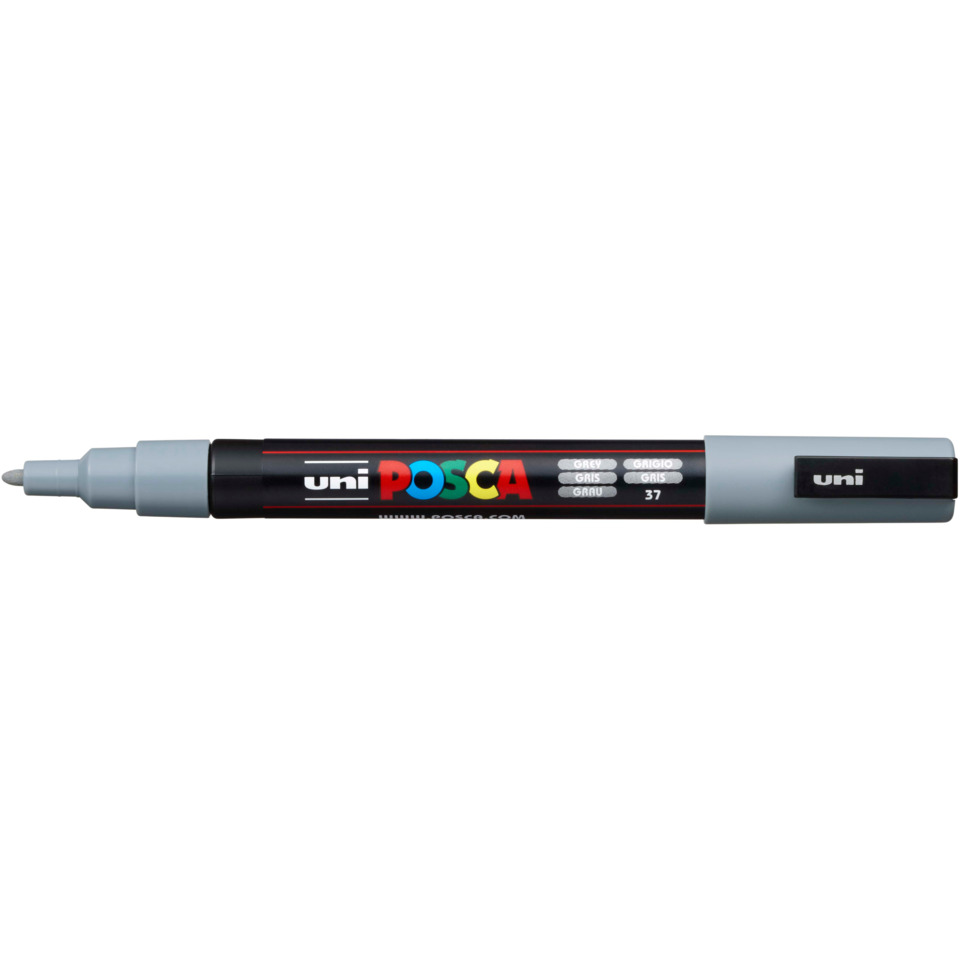 Whiteboard Marker, Eraser Cap, Dual-tone, Fine Tip, UNI POSCA