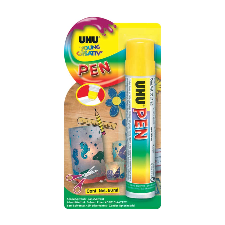 Klebstoff, Stiftkleber, UHU Pen, Kunststoffkleber, 50 ml