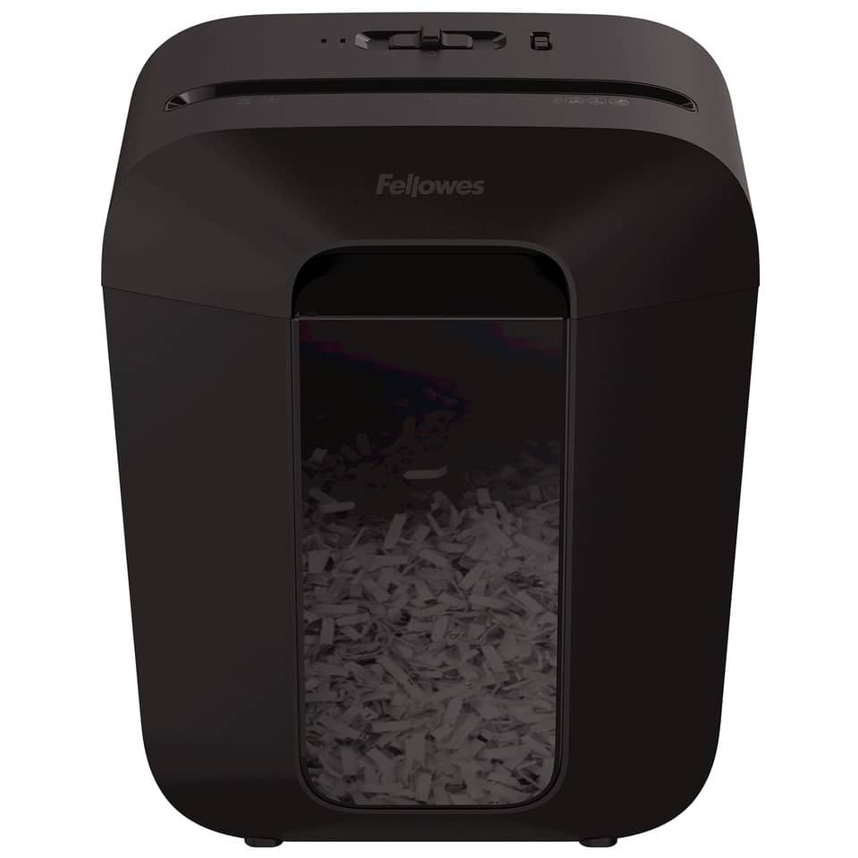 Schredder, Schredderpapier, Häcksler, Schwarz, Turbo-Design