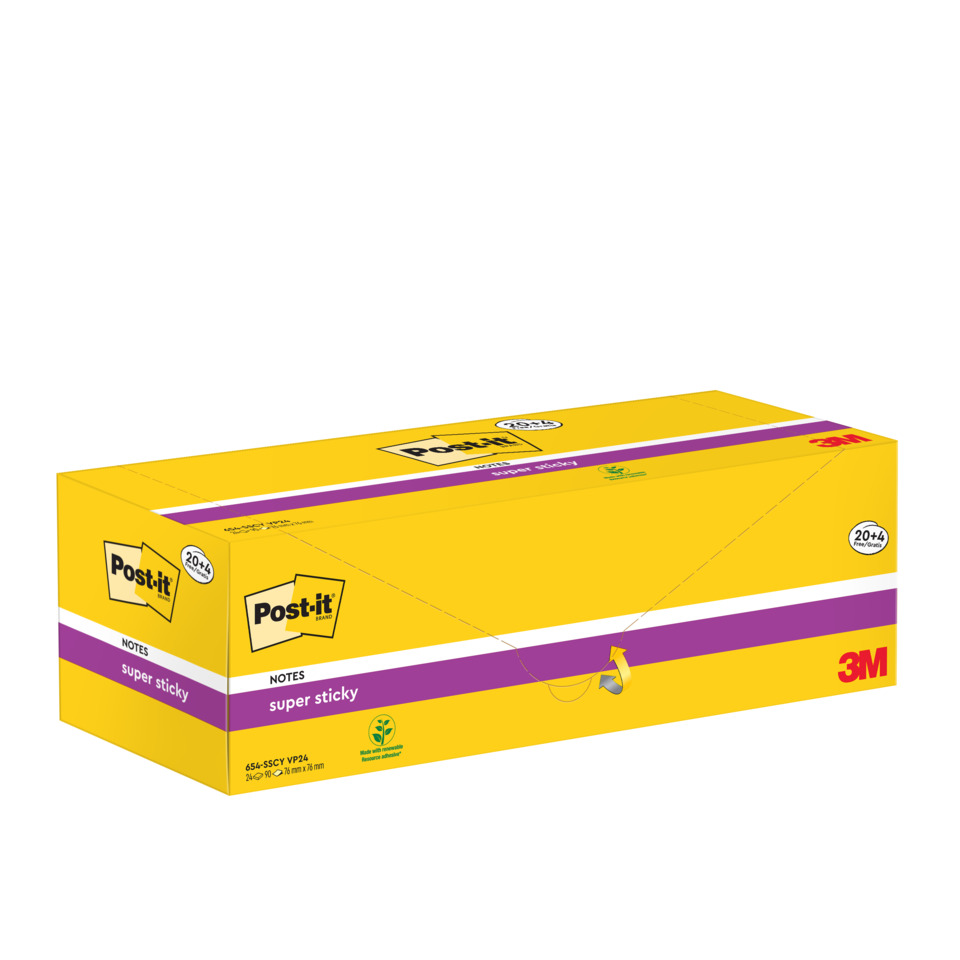Schreibtisch-Notizblock, Post-it Notizblock, Notizmaterial, Klebeband, Gelb