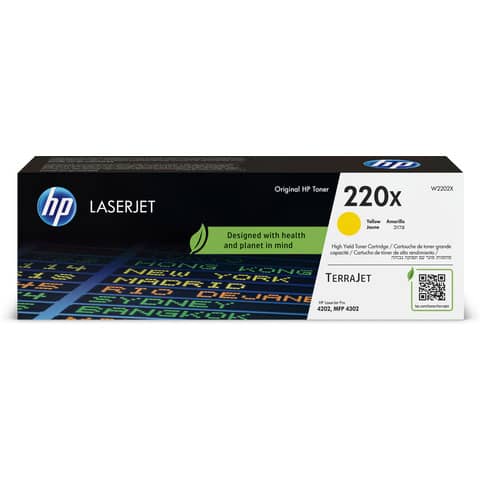 Lasertoner Nr.220X, 5.500 Seiten, yellow HP W2202X