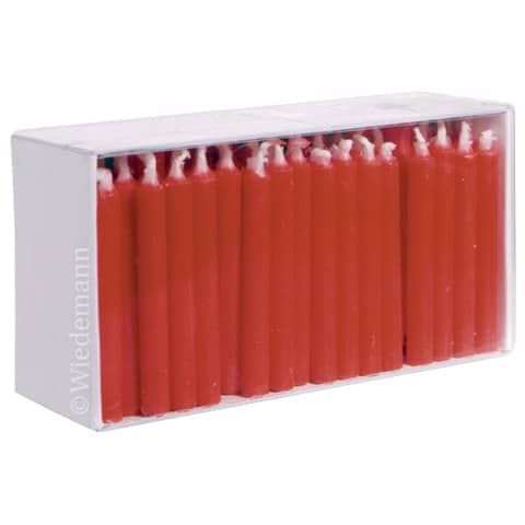 Geburtstagskerze, 65x7mm, rot WIEDEMANN 25200401
