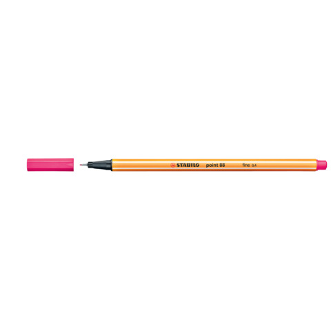 Fineliner point 88®, 0,4 mm, pink STABILO 88/56