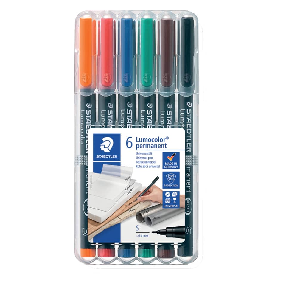 Stiftset, Liner-Stifte, 24-Farben, Permanentmarker, Schreibset