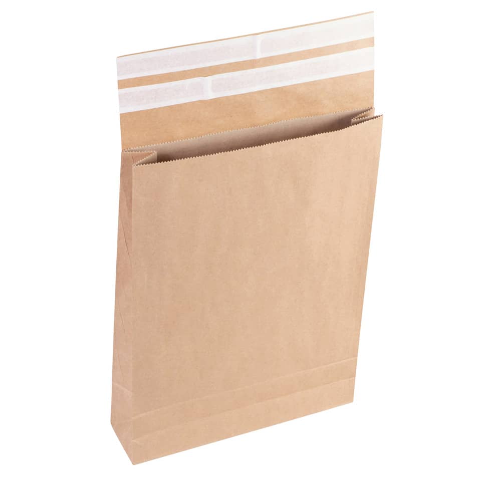 papierbeutel, Papiertüte, braun, Beutel, Klebeband-verschluss