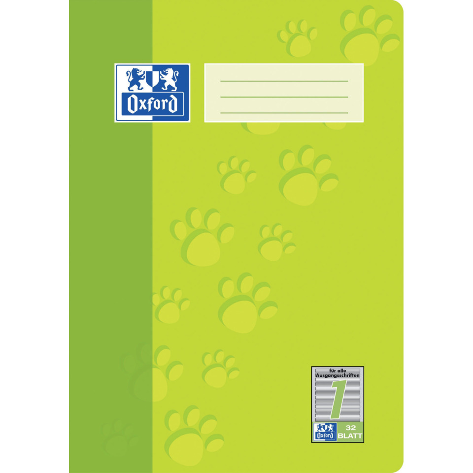 Heft, A4, 90g/m², 32 Blatt, Lin.1, liniert OXFORD 100050322