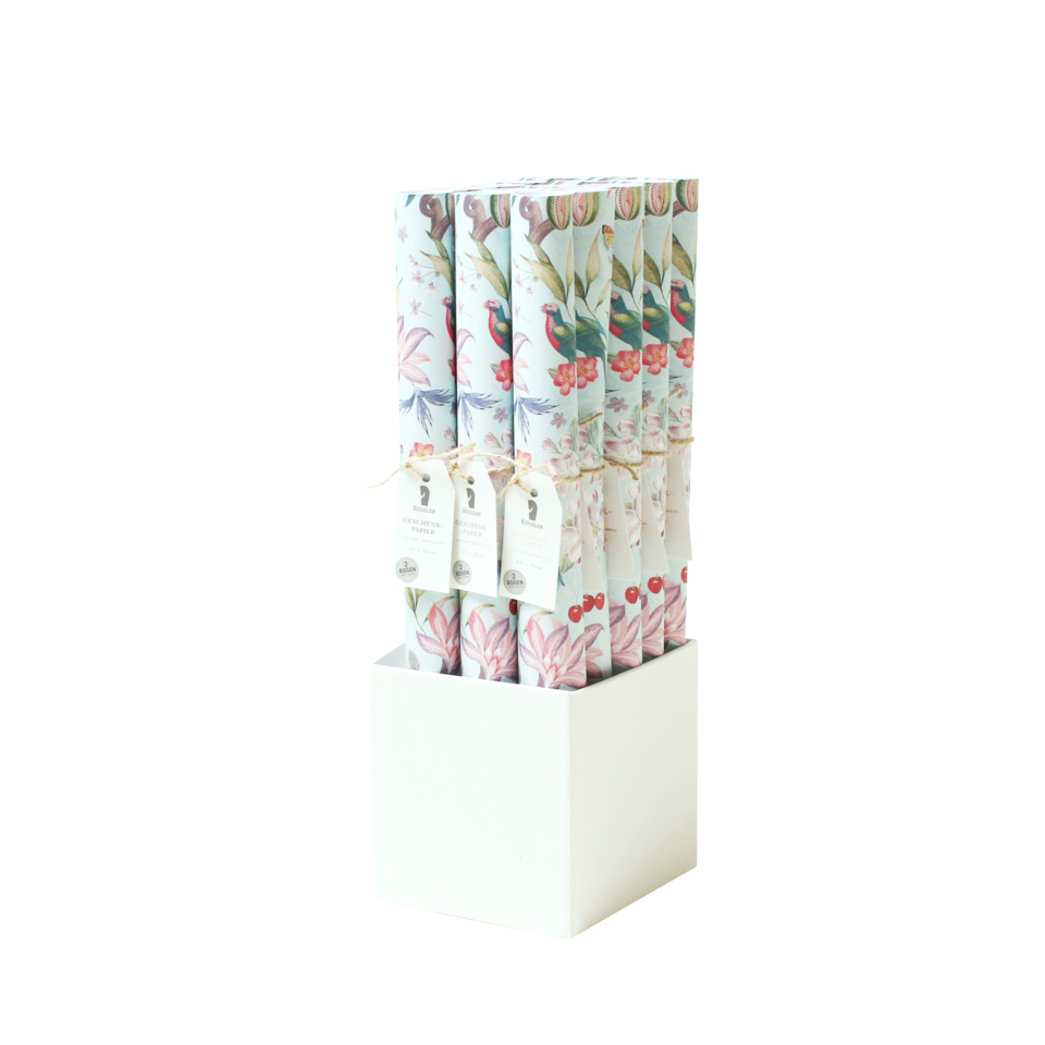 papier, servietten, floral, rol, blumenmuster