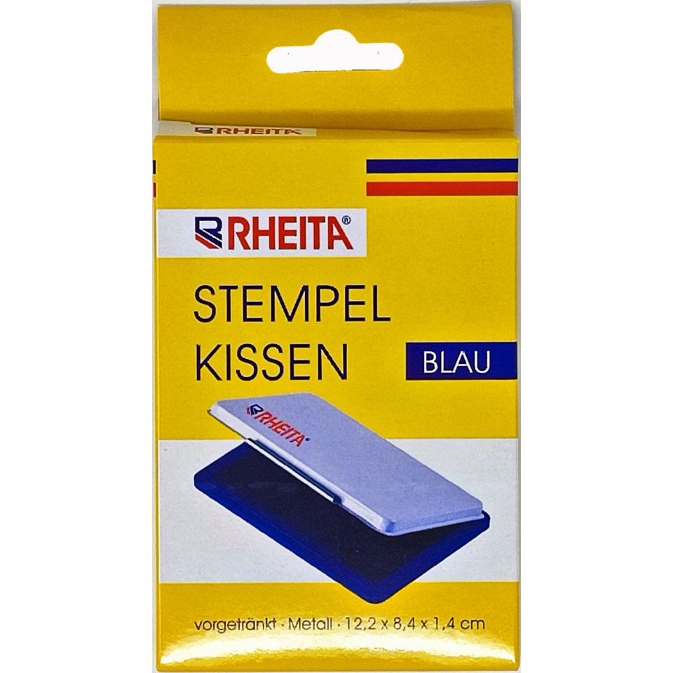 Stempel, Kissen, Stempelplatte, Blau, Metall